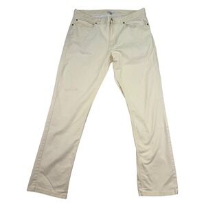 Peter Millar Men's Beige Chinos Pants Size 36 Pima Cotton Blend Casual Dress